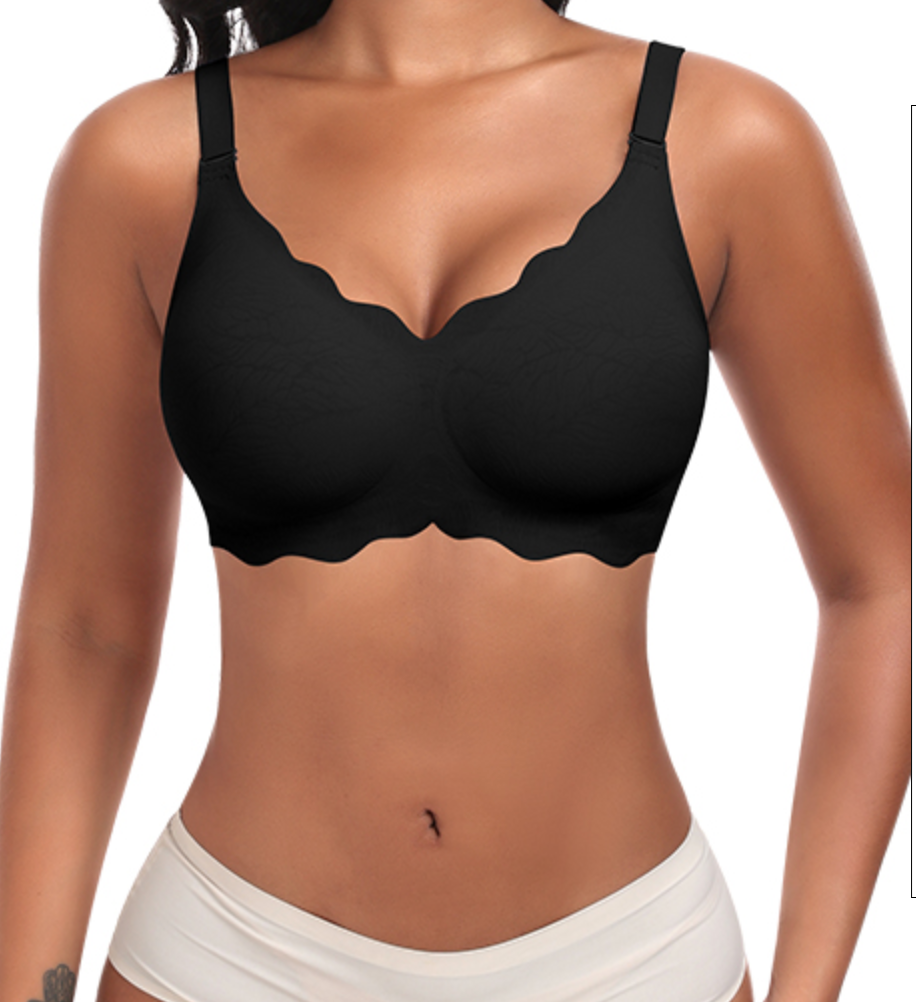 Sylla Seamless Wireless Scalloped Bra