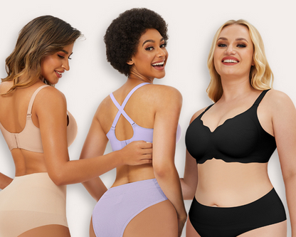 Sylla Seamless Wireless Scalloped Bra