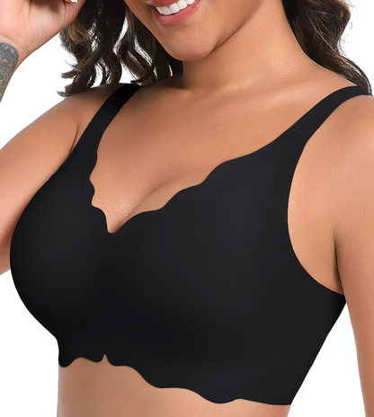 Sylla Seamless Wireless Scalloped Bra