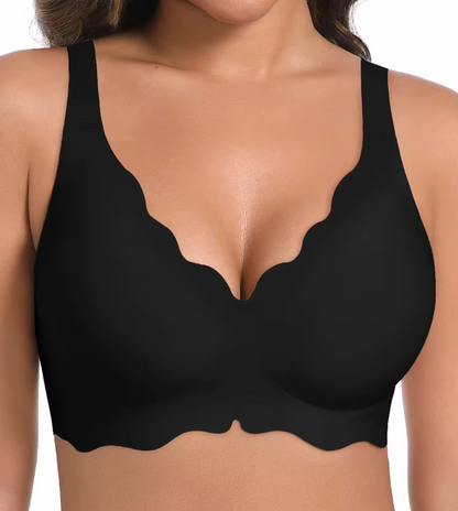 Sylla Seamless Wireless Scalloped Bra